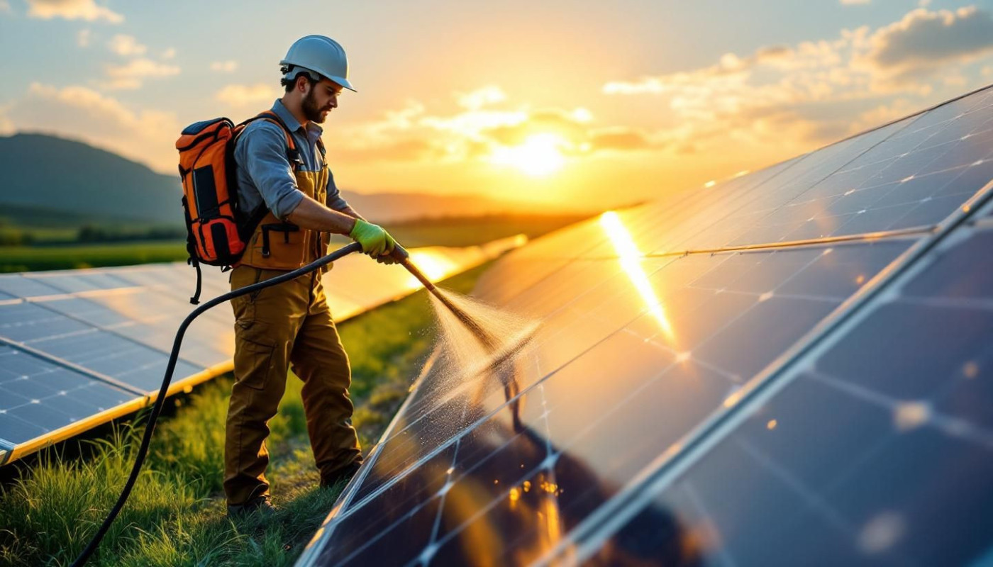 Avantages environnementaux et économiques du nettoyage photovoltaïque